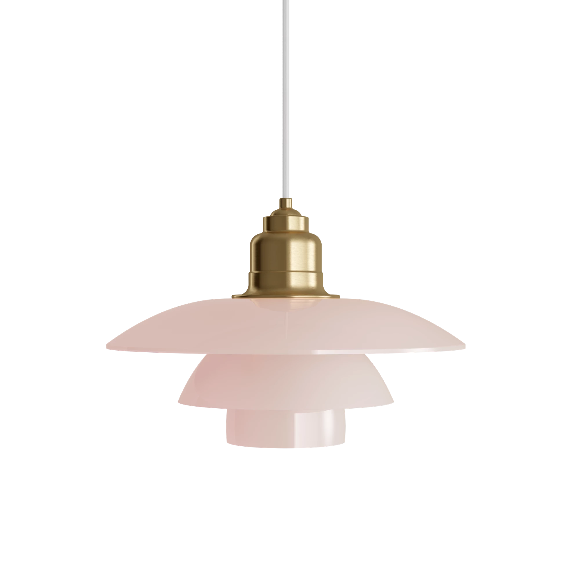 PH 3½-3 Pale Rose Brass Pendant | Louis Poulsen PH 3½-3 Pale Rose Brass Pendant | Louis Poulsen